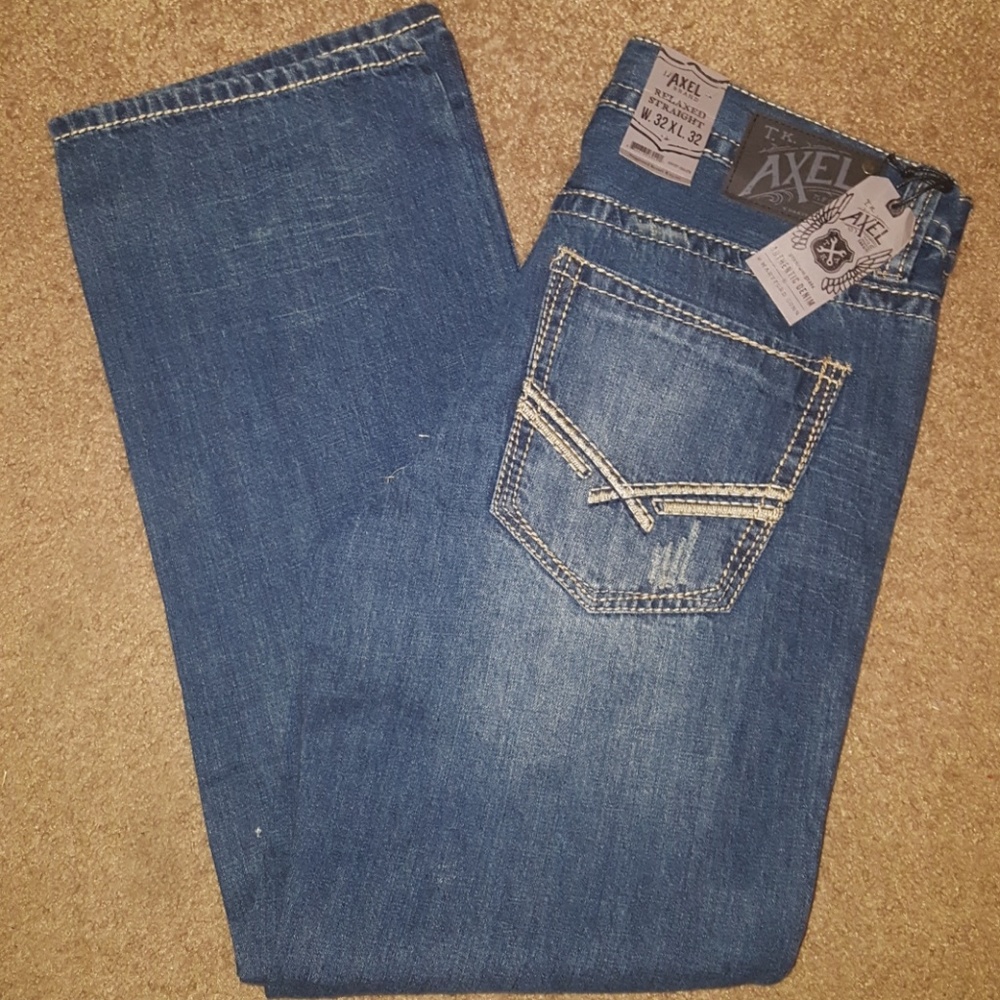Men's AXEL Jeans 32X32 Relaxed Straight